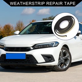 Hihaha Weatherstrip Tarpaulin Repair Tape/Outer Leak-Proof Tent Awning Tape Tear Resistant Tape for Truck RV Car/Durable EVA Foam 0.47"x0.16"x9.84ft / 1 Pc Yellow