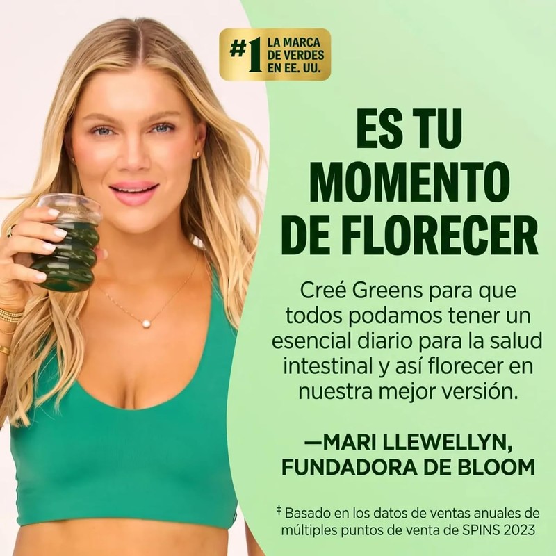 Bloom Nutrition Suplemento Nutricional Verde