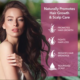 ProBliva Onion & Rosemary Hair Growth Shampoo: Biotin Infused Shampoo Promotes Healthier, Thicker and Stronger Hair for Men & Women - Fights Hair Loss, Nourishes Scalp, Thickens Thinning Hair - 500 mL