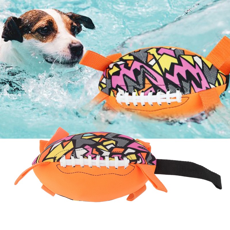 Pet Rugby Toy Soft Interesting Dog Training Ball Toy for