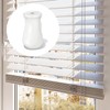 InnoHHustle 10 Pcs White Plastic Cord Tassel Blind Pull Cord