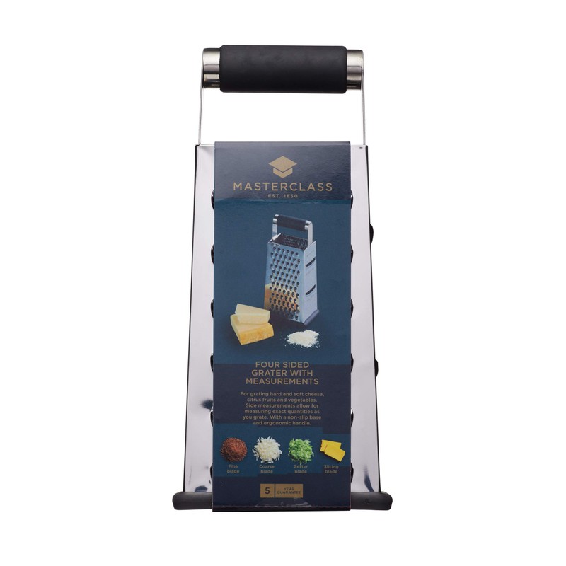 MasterClass 5-in-1 Cheese Grater / Food Slicer / Lemon Zester