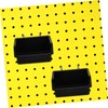 Mikinona 6Sets Pegboard Organizer Bins with Hooks Plastic Storage for