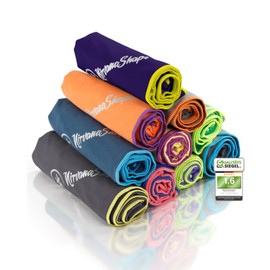 NirvanaShape Microfibre Towel – Travel Towel, Bath Towel for Holidaymakers – Compact, Quick-Drying Microfibre Towels as Beach Towel, Sports Towel – for Travel, Camping, Sports – 120 x 60 cm