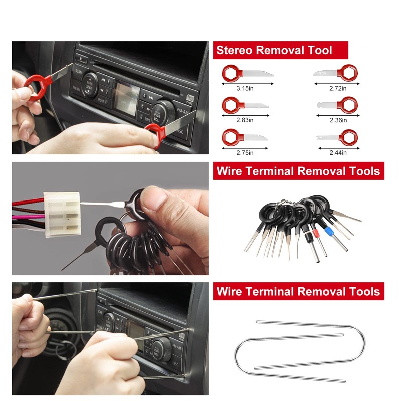 Eaukar 330 Pcs Trim Removal Tool Kit, Car Removal Tool
