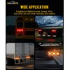 Partsam 2Pcs 54 LED Truck Trailer Tail Lights Bar with