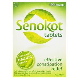 Senokot Tablets Constipation Relief (Count of 100)