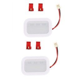Delixike W11683243 LED Module Service Fits Whirlpool Kenmore Maytag Amana Refrigerators Led Light Module Replacement W10610289 W10660728 W10695459 W10843353 W10843846 (Two sets of)