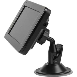 Eufab Funk-Rückfahrvideosystem Abstandshilfslinien Saugfuß, Kennzeichenhalter black