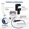 VIOKS Sink Strainer Set Diameter 114 mm with Excenter Valve