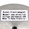 DC 12V 200N 44LB/20Kg Suction Holding Sucker Round Electric Magnet