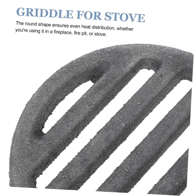 Zerodeko Round Fire Grate for Fireplace and Fire Pit High