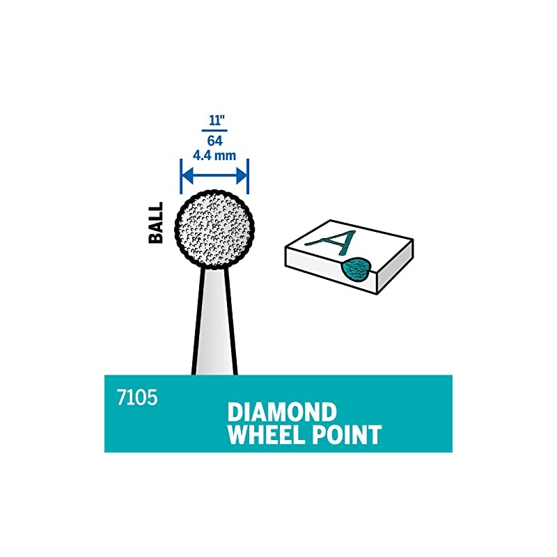 Dremel Diamond Wheel Point 7105N1
