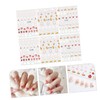Healeved 18sheets Cute Bunny Nail Art Decals of Easy Apply