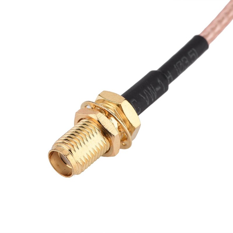 Zerone RG316 SMA Female to MMCX Male Right Angle Coaxial