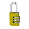 ABUS Combination Lock 145/20 Yellow - Suitcase Lock, Locker Lock