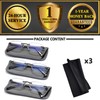 JJWELL 3 Pack Reading Glasses for Men Blue Light Blocking,