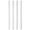 PME 12.5-Inch White Plastic Hollow Pillars, Pack of 4