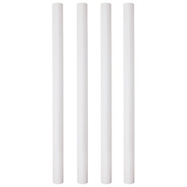 PME 12.5-Inch White Plastic Hollow Pillars, Pack of 4