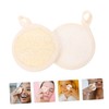 TOVINANNA 4pcs Exfoliating Face Scrubber Pads for Women Facial Loofah