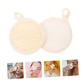 TOVINANNA 4pcs Exfoliating Face Scrubber Pads for Women Facial Loofah Exfoliator for Deep Cleaning Soft and Practical Facial Scrubbers for Home and Travel Use