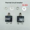 Thermal Overload Protector Push Button Reset Circuit Breaker AC 125/250V
