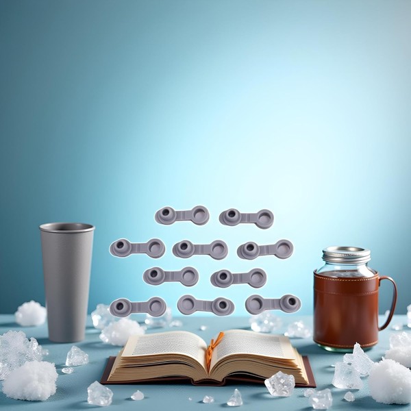 10Pcs Universal Silicone Sealing Bottle Straw Hole Grommets Stopper Lids