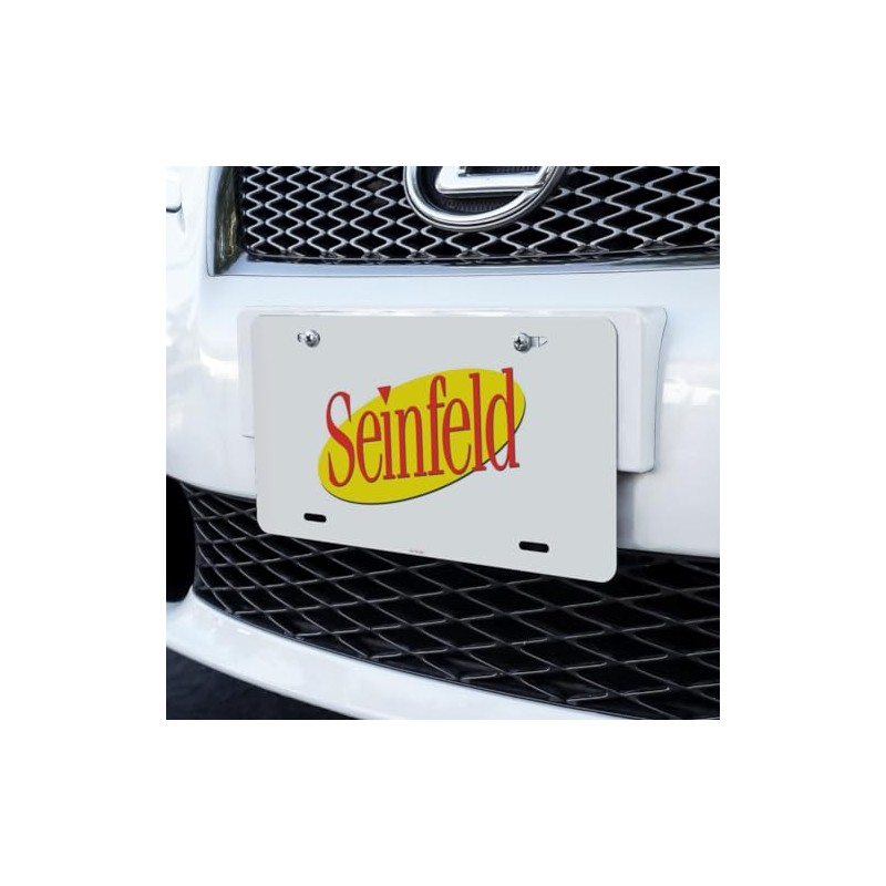 Seinfeld Logo Novelty Metal Vanity Tag License Plate