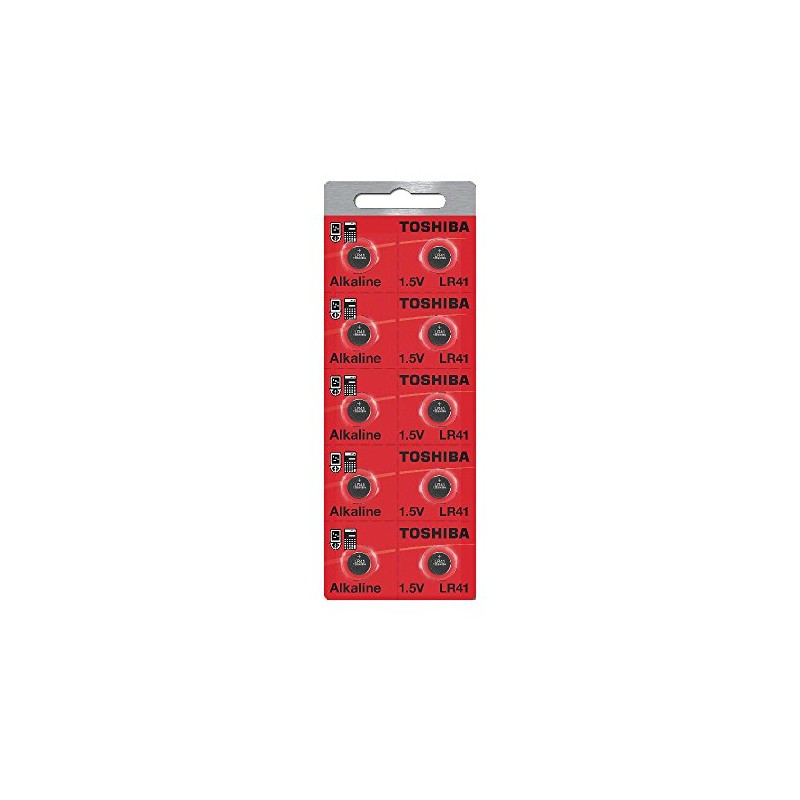 Toshiba LR41 Battery 3V Battery 1.5V Alkaline (50 Batteries)