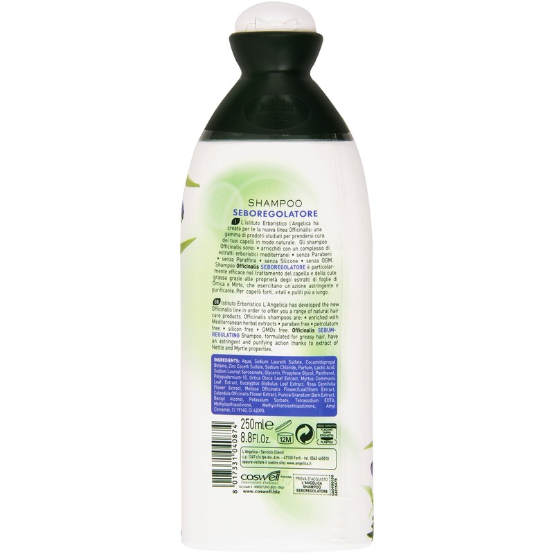The Angelica – Shampoo Seboregolatore Nettle Stings And Myrtle, Fat
