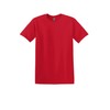 Gildan 5.4 oz Cotton T-Shirt (5000) Tee Large Red