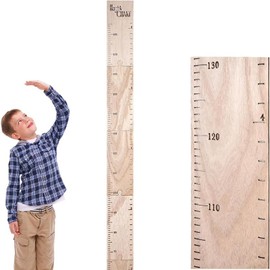 Children's Growth Measurement Chart, Easily Removable Without Damaging Walls, Allowing Kids to DIY Their Own Height Stickers. Dimensions: 5.5 * 63 inches.