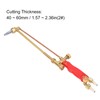 Gas Cutting Torch Heavy Duty Oxygen Acetylene Welding Gun Metal