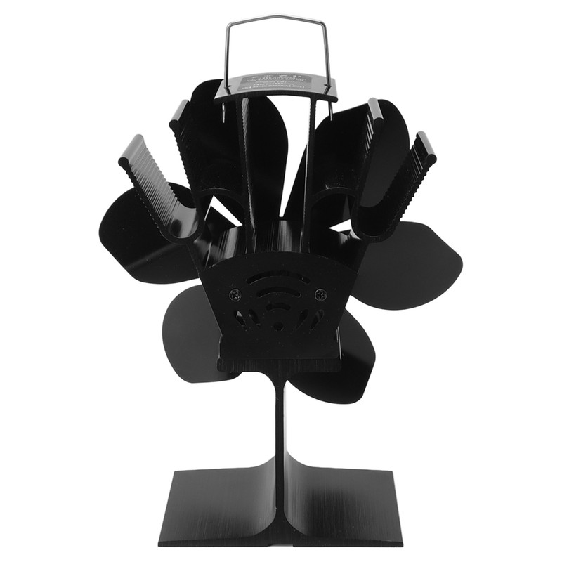 Heat Powered Stove Fan 6 Blade Fast Speed Large Air