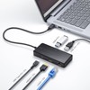 Sanwa Supply USB Type-C Docking Station USB-DKM7BK