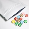 Double-Sided Matte White Reclosable Zipper Flat Bags Heat Sealing Pouch
