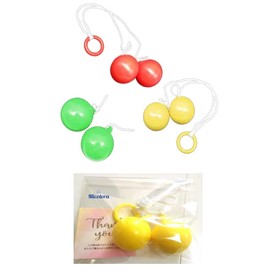 Micolora American Cracker Toy Cracker Ball Ticking Ball (Yellow)