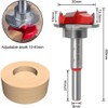 Shallho 35 mm Hinge Hole Opener Hole Locator Template Adjustable
