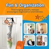 Taylor Toy Over the Door Hanging Laundry Hamper – Basketball