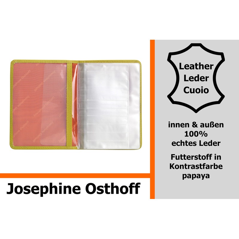 Josephine Osthoff Handtaschen-Manufaktur SOS Large Leather ID Holder DIN A6