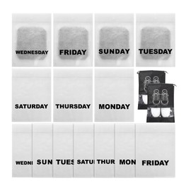 Woanger 16 Pack Packing Cubes for Kids Days of Week Travel Organizer 15.75 x 11.81 Inch Luggage Accessories for Camp Packing Cubs with Shoe Drawstring Storage Bag for Travel Summer Essential Suitcase
