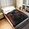 Rstick Black Panther Blanket Animal Art Fleece Blanket Soft Fuzzy