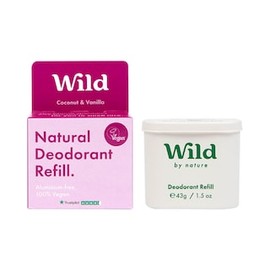 WILD Coconut & Vanilla Natural Deodorant Refill 40g