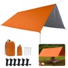 COME Lona de Camping, Tienda de Campaña de 300CM*290CM, Toldo