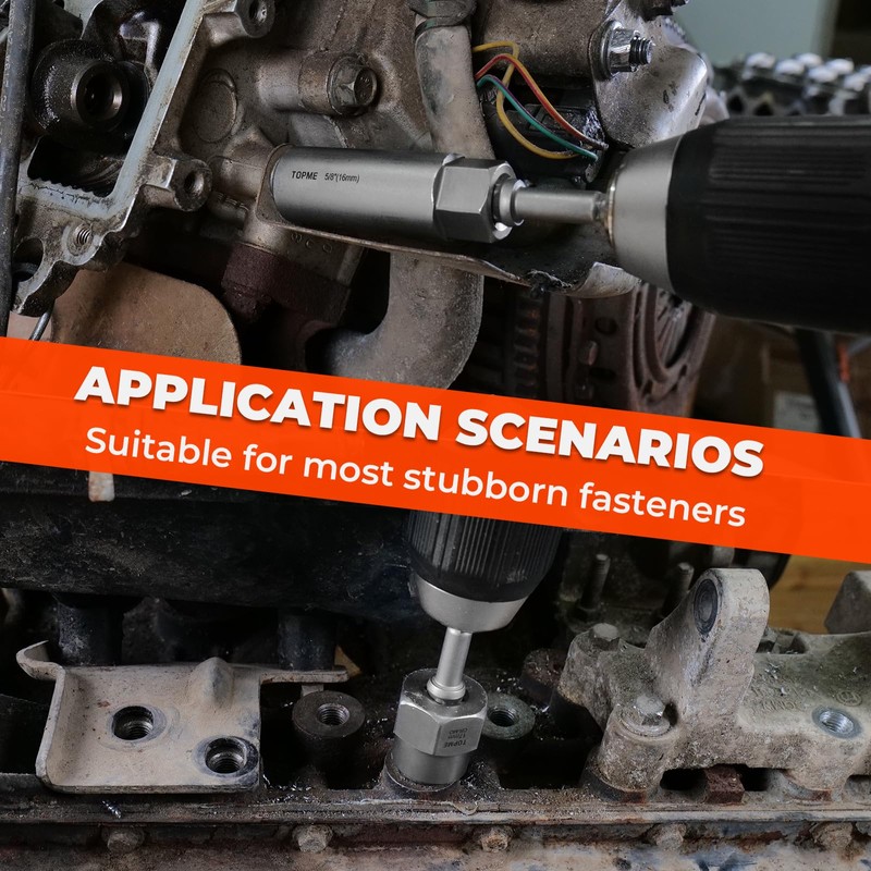 Deep Bolt Extractor Set,28 PCS Impact Bolt & Nut Remover