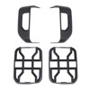 Hoolcar Tail Light Guards Rear Light Cover Protector for Jeep