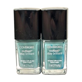 COVERGIRL 2x CoverGirl Outlast Stay Brilliant Nail Polish Gloss - #285 Mint Mojito Blue