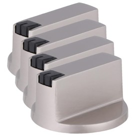 DOITOOL Metal Stove Knobs 4 Universal Replacement Knobs for Cooker Gas Stove Accessories