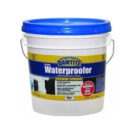 Damtite 01071 White Maximum Coverage Powdered Waterproofer, 7 lb. Pail