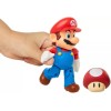 Jakks Pacific Figura Coleccionable Mario Bros + Accesorio Articulada 10cm